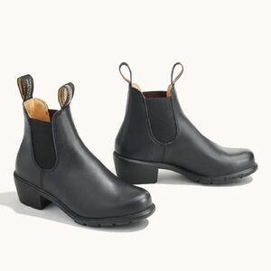 Blundstone Black Leather Ankle Booties